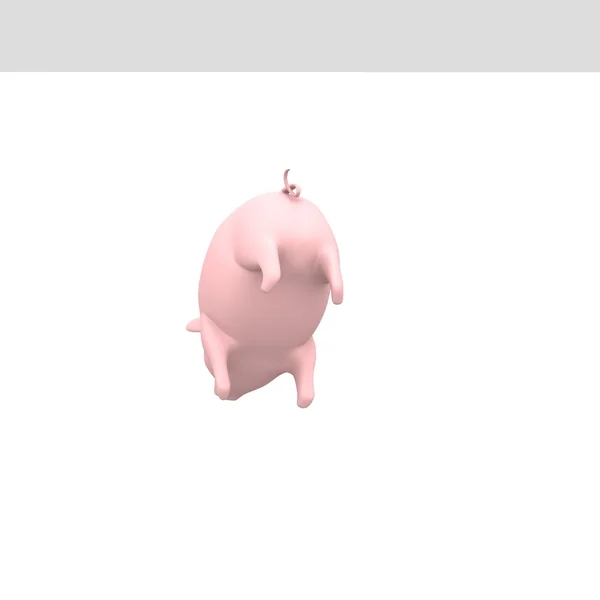 Isolated Piggy Concept — Stock Photo, Image
