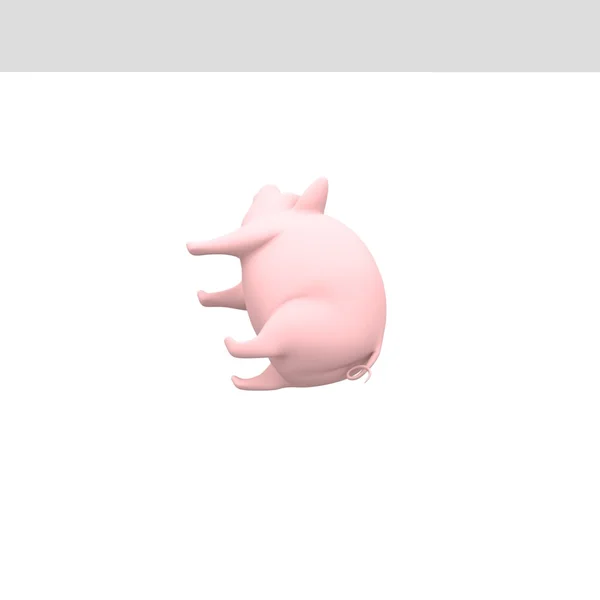 Plastikowe zabawki świnka — Zdjęcie stockowe