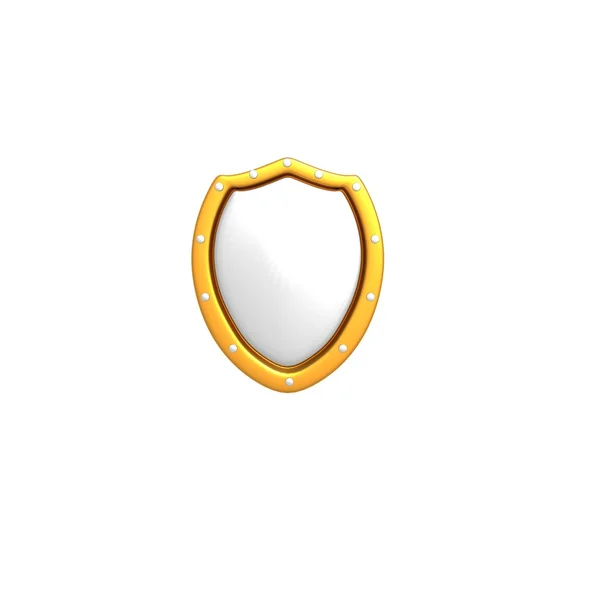 New Style Golden Shield — Stock Photo, Image