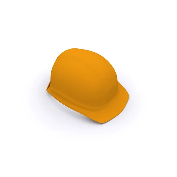 Gorra de construcción amarilla — Foto de Stock