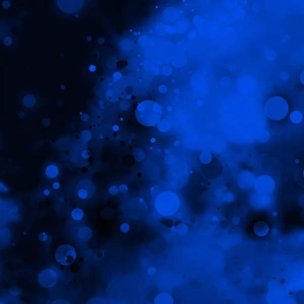 Tmavě modré bubliny — Stock fotografie