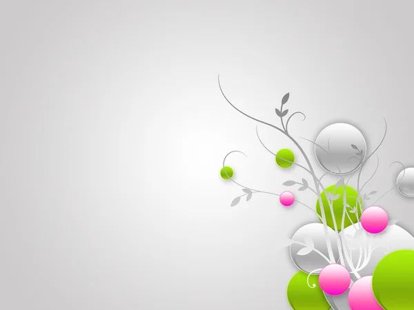 Diseño de elementos de burbujas florales —  Fotos de Stock