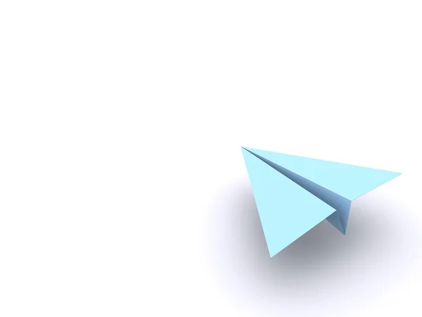 stock image Blue Paper Plane Concept