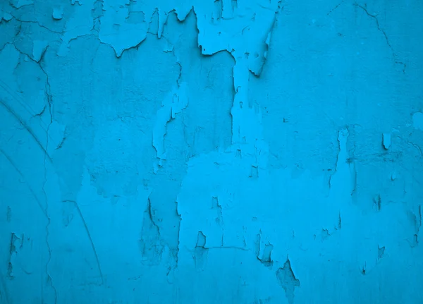 青の大まかなグランジ壁 — ストック写真