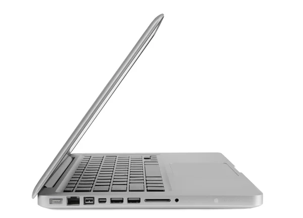Beyaz Bir Arka Plan Üzerinde Izole Laptop — Stok fotoğraf