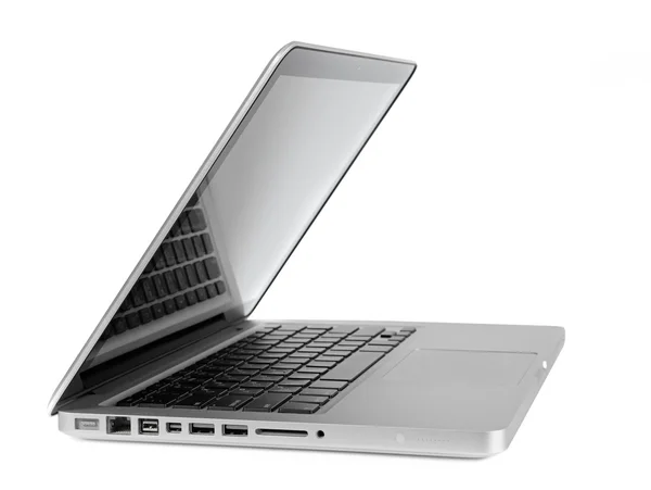 Laptop em um fundo branco — Fotografia de Stock