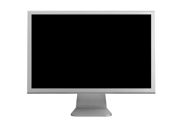 Monitor mit schwarzem Bildschirm — Stockfoto