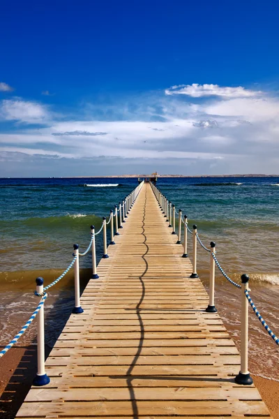 stock image Pontoon in the sea