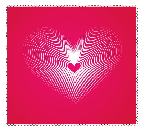 Valentine Bakgrund Med Hjärtan — Stockfoto