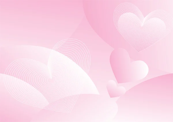 Valentine background with hearts — Stock Photo, Image