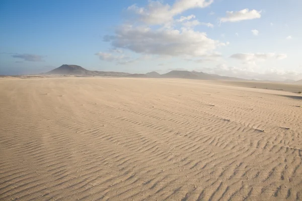 Fuerteventura, písečné duny corralejo přírodní park — Stock fotografie