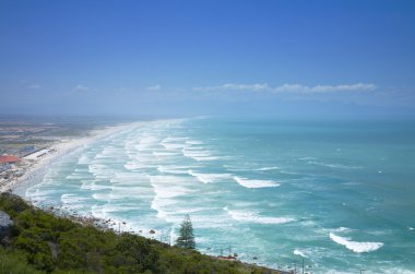 View over False bay, Indian Ocean, South Africa clipart