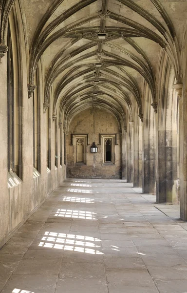聖ヨハネの大学 ケンブリッジ 英国の列柱 — ストック写真