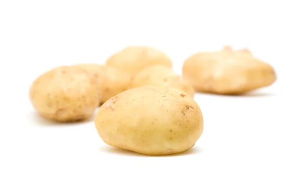 Нова Картопля Білому Тлі — стокове фото