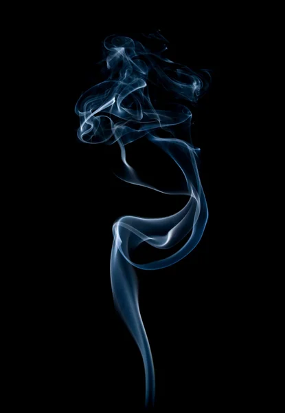 Sapienza di fumo sul nero ; — Foto Stock