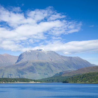 Ben nevis, british Isles en yüksek dağ loch EIL (en iyi sürüş elde glenfinnan için yol göster)