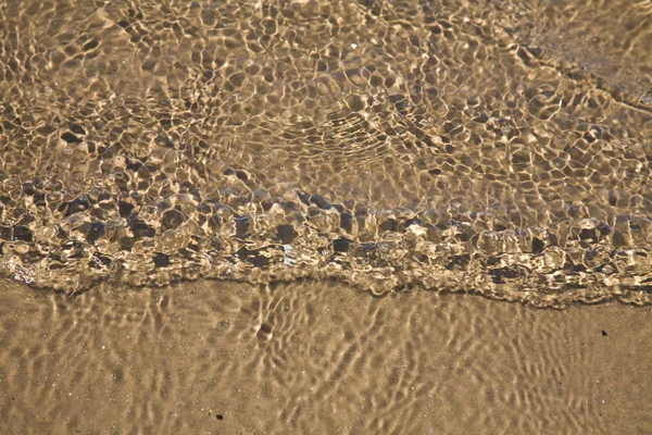 Wasser Und Sand Hintergrund — Stockfoto