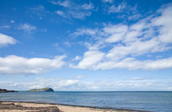 Céu sobre o mar, fronteiras escocesas — Fotografia de Stock