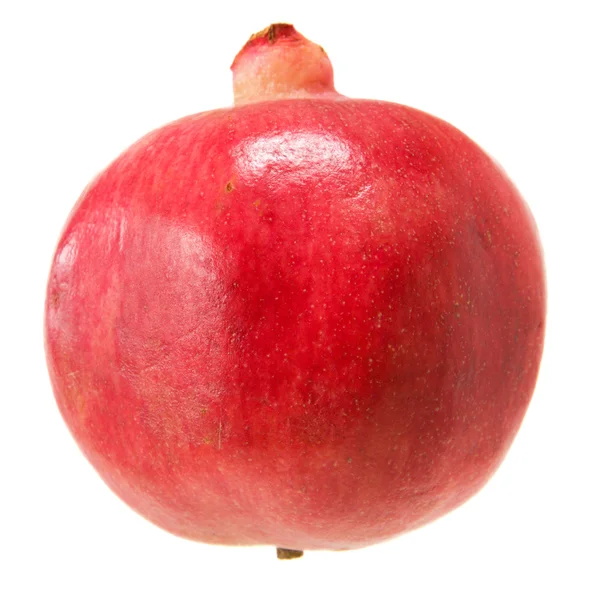Pomegranate; whole fuit; isolated on white background; — Stock Photo, Image