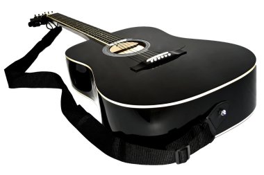 gitar ile beyaz siyah