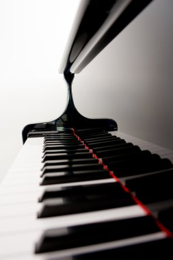 Blurred Piano Keys