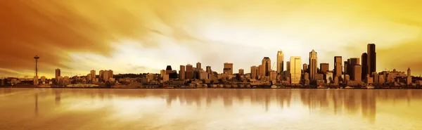 Panorama di Seattle Fotografia Stock