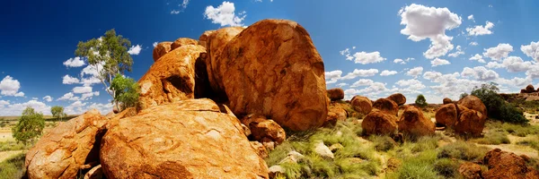 Devils Marbles Panorama — Stock Photo, Image