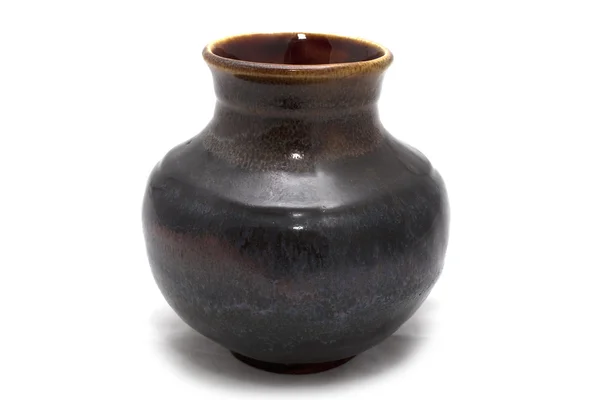 Beyaz Arka Plan Üzerinde Izole Caramik Antik Pot — Stok fotoğraf