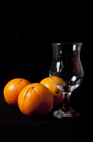 Sklenice pomerančového džusu — Stock fotografie
