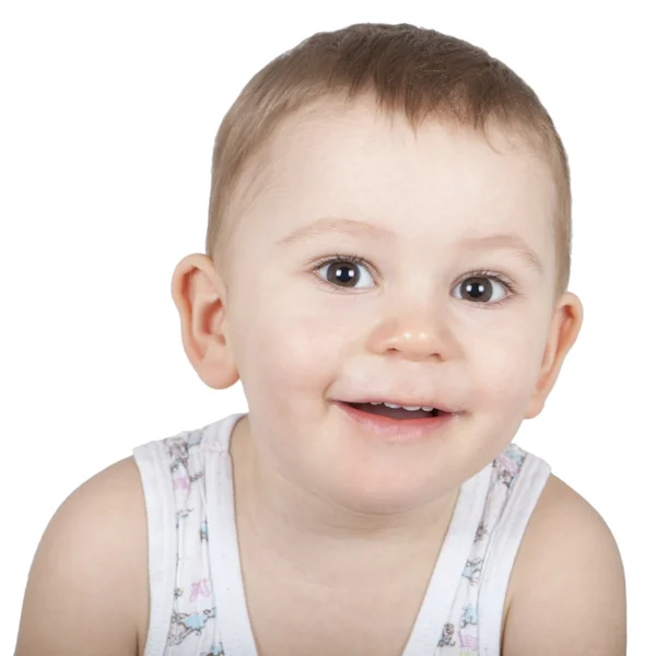 Glimlachende babyjongen — Stockfoto