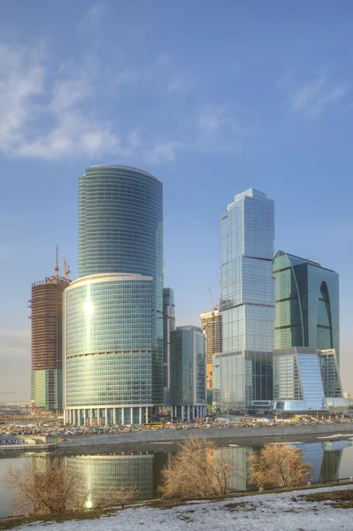 Moscow modern architecture and office buildings. — Stock Photo, Image