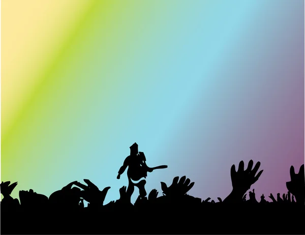 Rock Konseri — Stok Vektör
