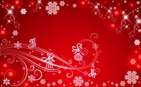 Vánoční blahopřání přání — Stock fotografie