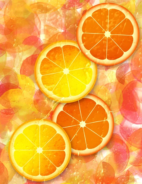 柑橘類と背景 — ストック写真