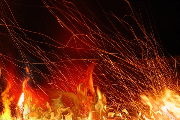 Вогняний фону — стокове фото