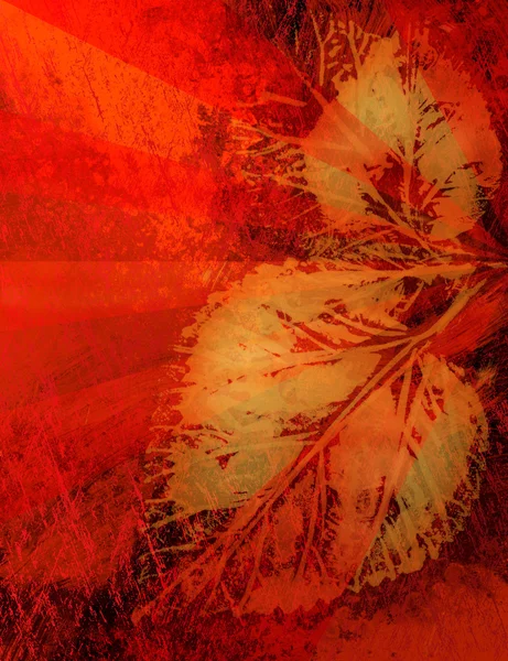 Grunge tło z jesiennych liści — Zdjęcie stockowe