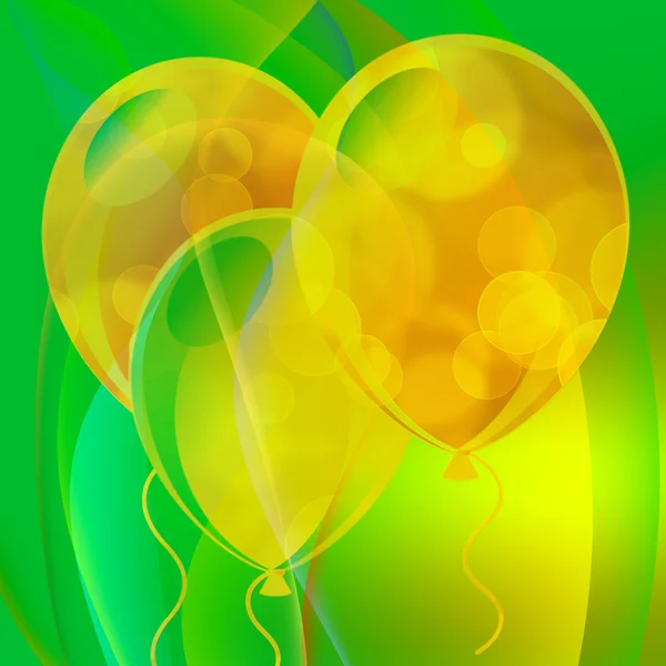 Achtergrond met ballonnen — Stockfoto