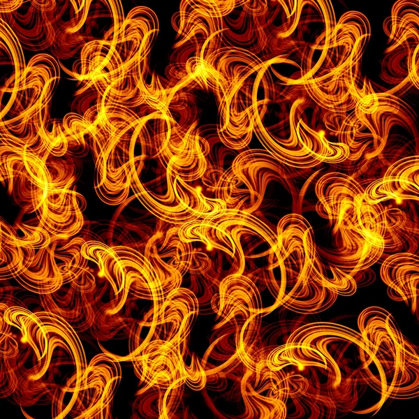 Futuristické oheň — Stock fotografie