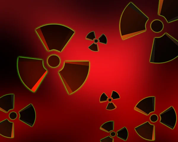 RADIOACTIVE BACKGROUND — Stock Photo, Image