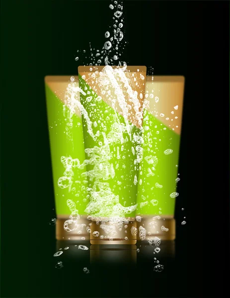 Trubice šampon — Stock fotografie