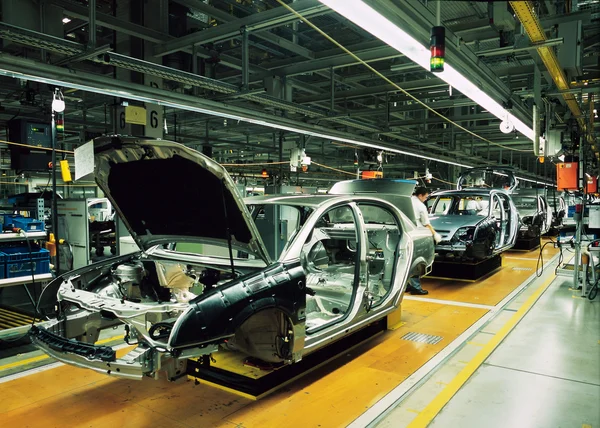 Car production line — Stock Photo, Image