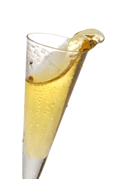 Скло шампанського — стокове фото