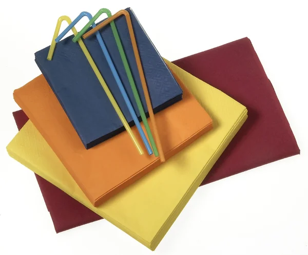 stock image Napkins and straws