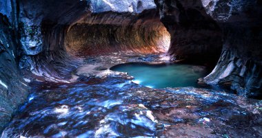 The Subway in Zion National Park clipart