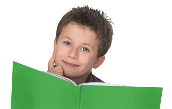 Young boy learning — Stock Photo, Image