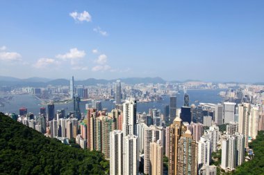 zirve görünümünden Hong kong