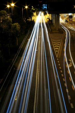 hong kong şehir merkezinde trafik