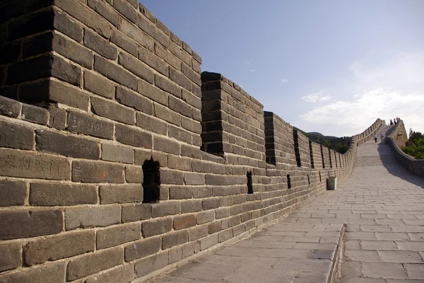 Великая стена в Пекине, Китай . — стоковое фото