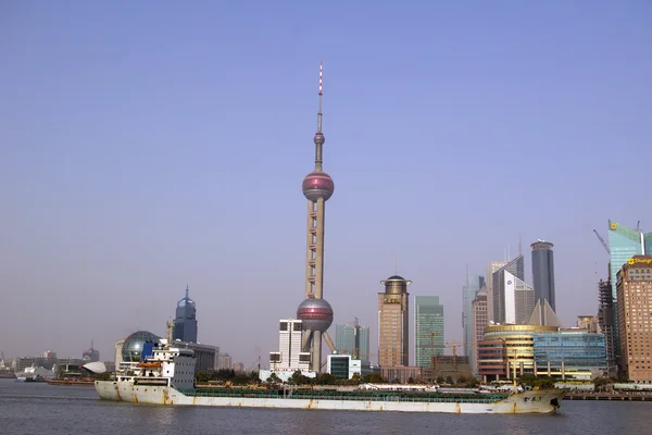 stock image Highly detailed image of the current Shanghai Skyline