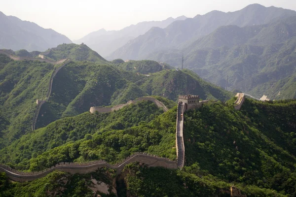 De grote muur in beijiing, china. — Stockfoto